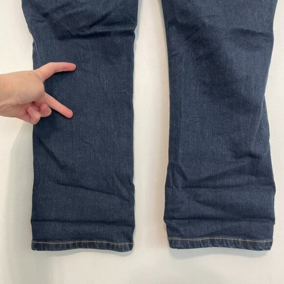 TORRID Plus Size Cropped Skinny Jean Dark Wash with Flap Pockets Crop Ankle 14 - Picture 15 of 15